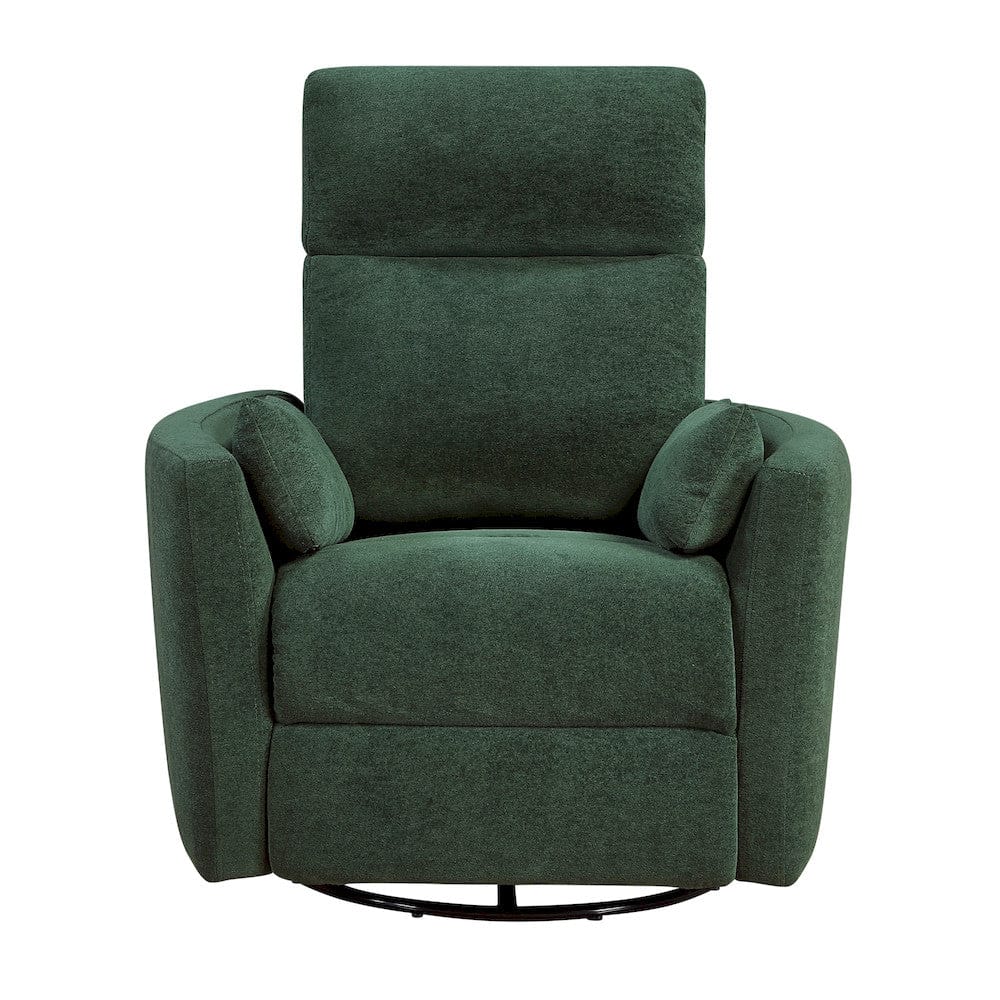 Homelegance  - Desso Swivel Glider Reclining Chair in Green - 9148GRN-1SW  view 4