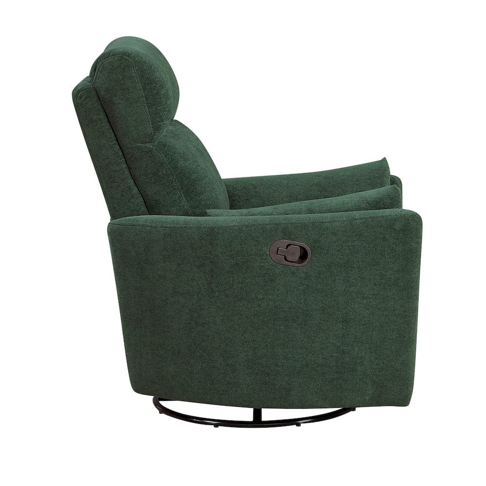 Homelegance  - Desso Swivel Glider Reclining Chair in Green - 9148GRN-1SW  view 5