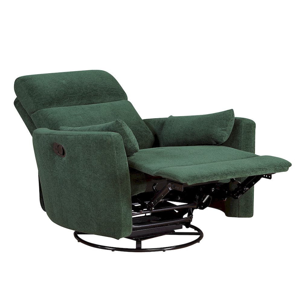 Homelegance  - Desso Swivel Glider Reclining Chair in Green - 9148GRN-1SW  view 8