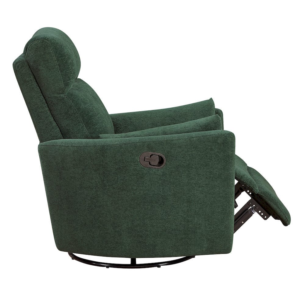 Homelegance  - Desso Swivel Glider Reclining Chair in Green - 9148GRN-1SW  view 9