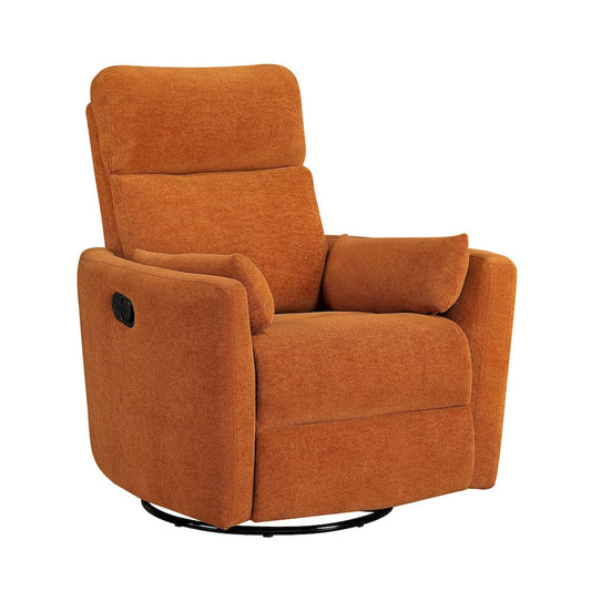 Homelegance  - Desso Swivel Glider Reclining Chair in Orange - 9148RNG-1SW  view 1