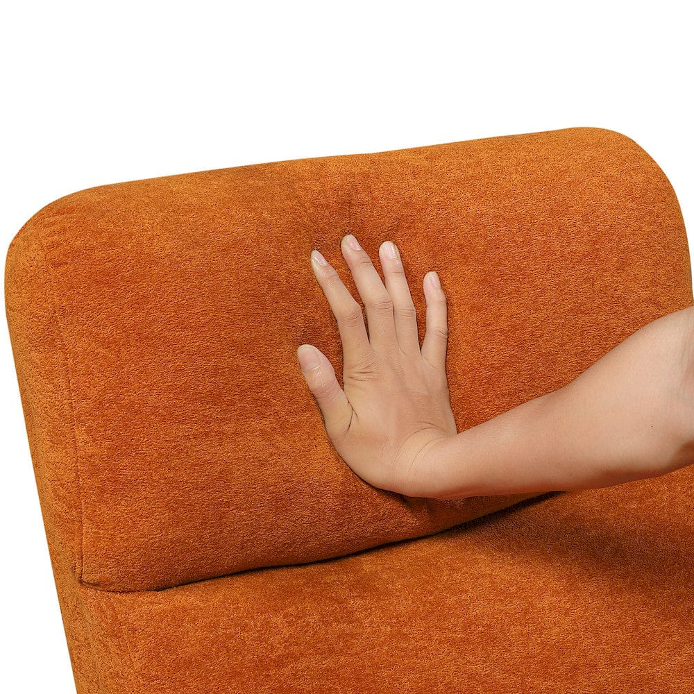 Homelegance  - Desso Swivel Glider Reclining Chair in Orange - 9148RNG-1SW  view 2