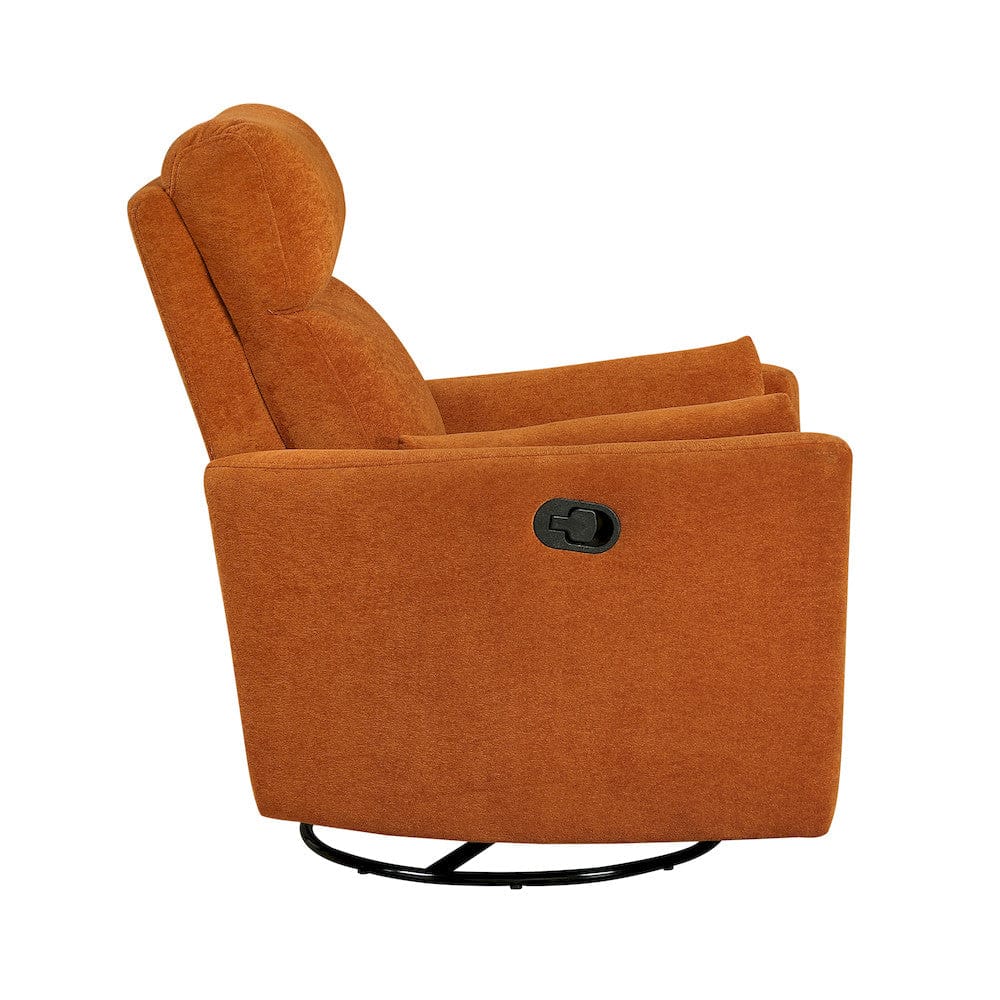 Homelegance  - Desso Swivel Glider Reclining Chair in Orange - 9148RNG-1SW  view 7