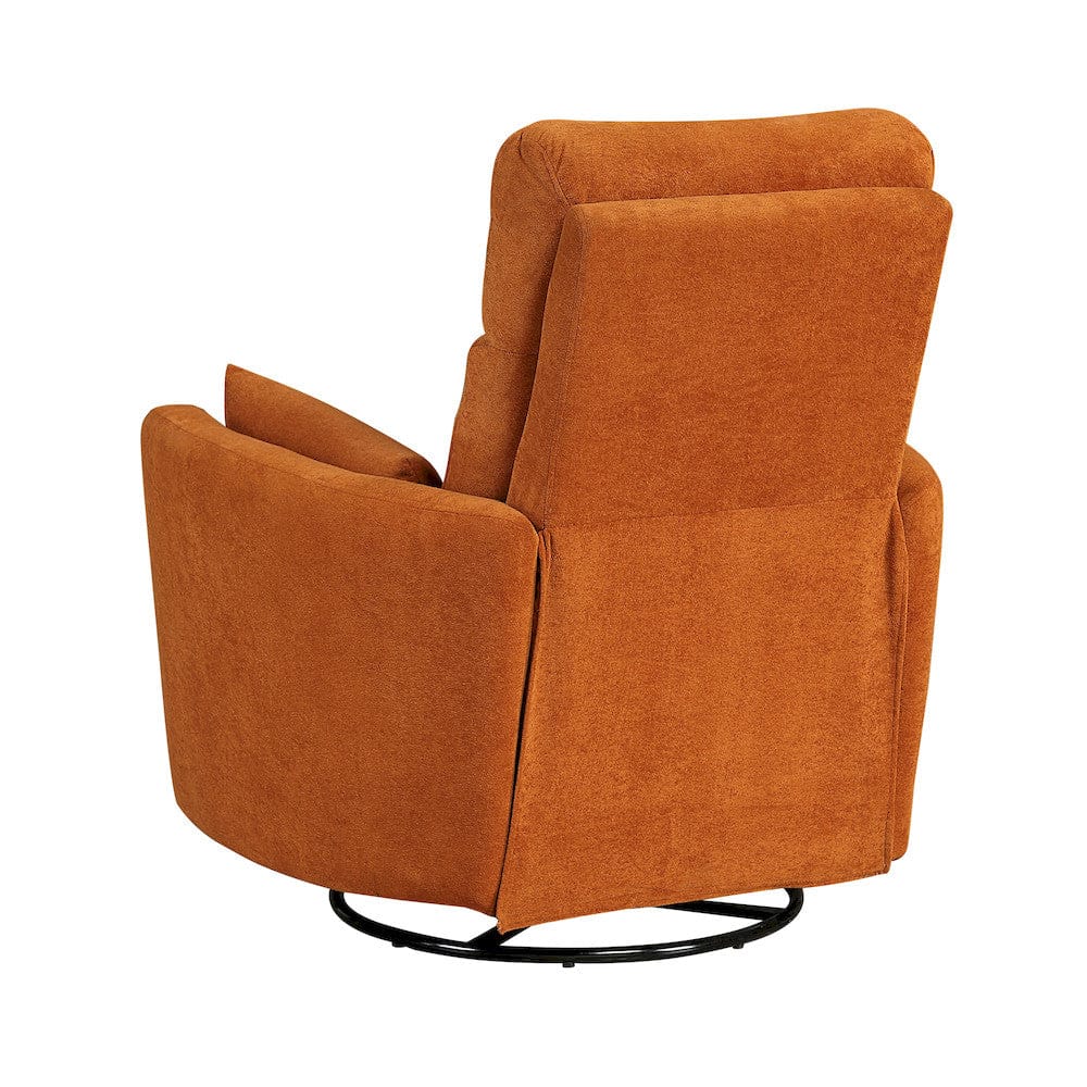 Homelegance  - Desso Swivel Glider Reclining Chair in Orange - 9148RNG-1SW  view 8