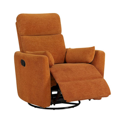 Homelegance  - Desso Swivel Glider Reclining Chair in Orange - 9148RNG-1SW  view 10