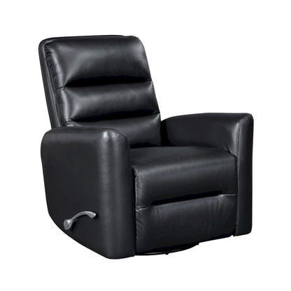 Homelegance  - Dimitri Swivel Glider Reclining Chair in Black - 9570BLK-1SW  view 1