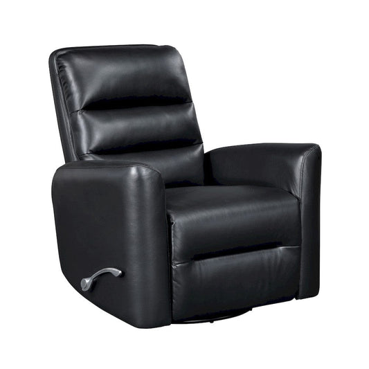 Homelegance  - Dimitri Swivel Glider Reclining Chair in Black - 9570BLK-1SW  view 1