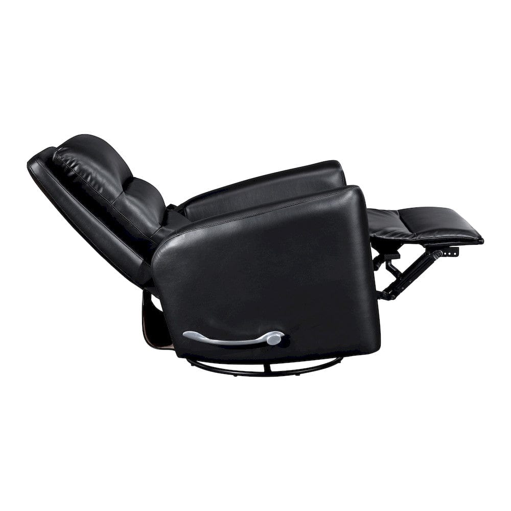 Homelegance  - Dimitri Swivel Glider Reclining Chair in Black - 9570BLK-1SW  view 2
