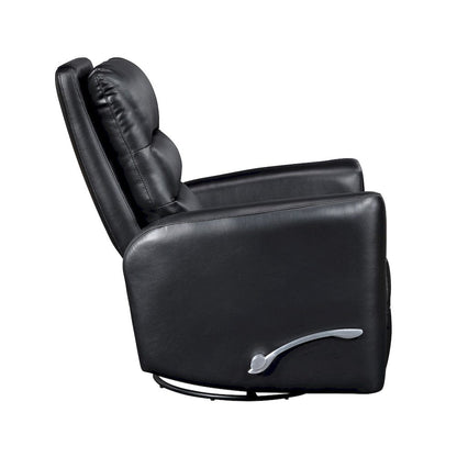 Homelegance  - Dimitri Swivel Glider Reclining Chair in Black - 9570BLK-1SW  view 3