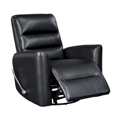 Homelegance  - Dimitri Swivel Glider Reclining Chair in Black - 9570BLK-1SW  view 7
