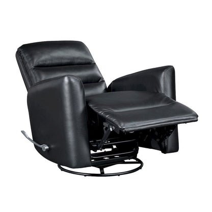 Homelegance  - Dimitri Swivel Glider Reclining Chair in Black - 9570BLK-1SW  view 8