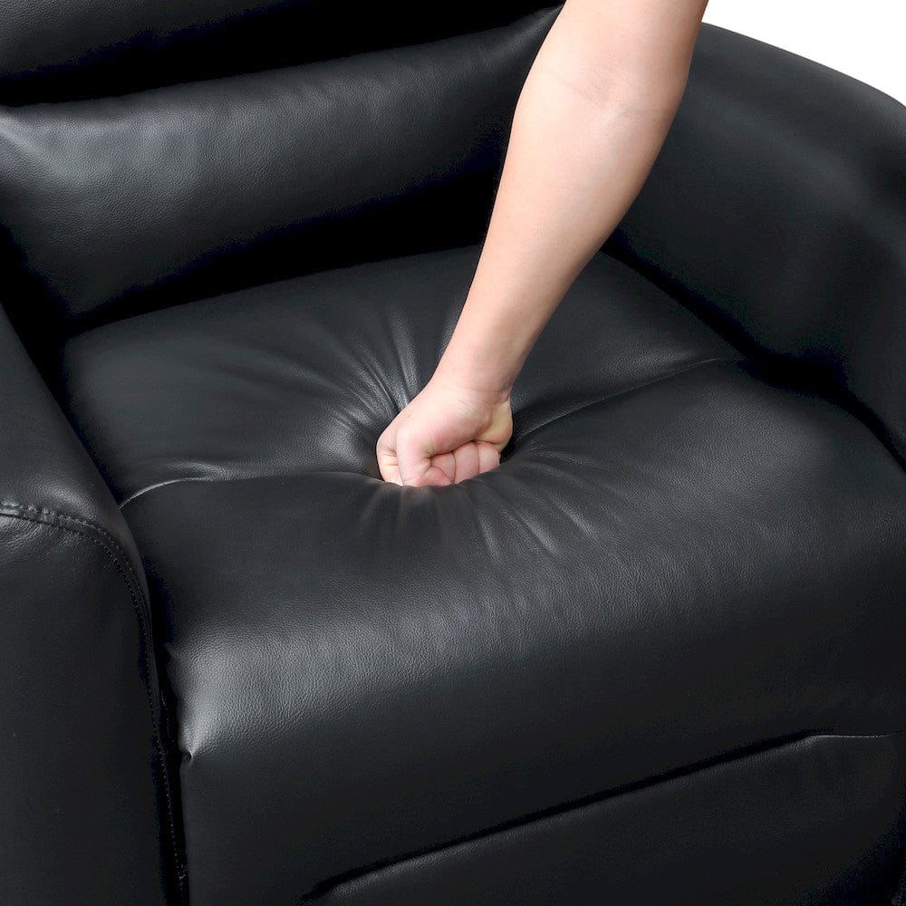 Homelegance  - Dimitri Swivel Glider Reclining Chair in Black - 9570BLK-1SW  view 11