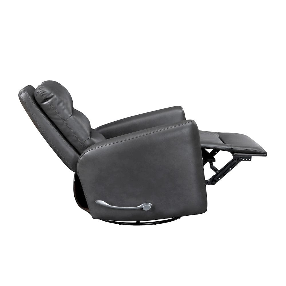 Homelegance  - Dimitri Swivel Glider Reclining Chair in Gray - 9570GRY-1SW  view 2
