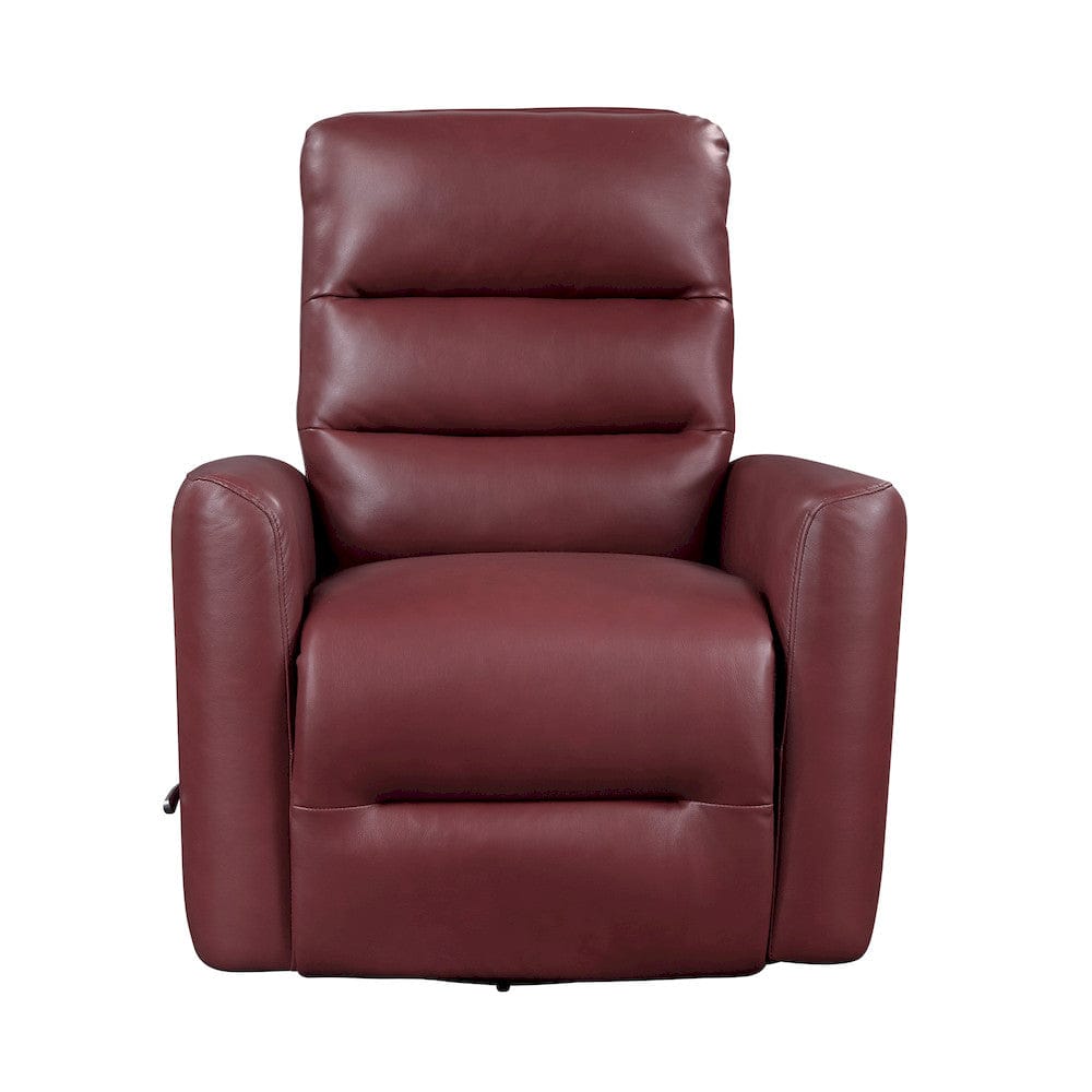 Homelegance  - Dimitri Swivel Glider Reclining Chair in Red - 9570RED-1SW  view 1