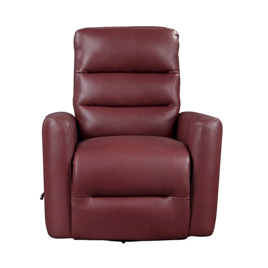 Homelegance  - Dimitri Swivel Glider Reclining Chair in Red - 9570RED-1SW  view 1