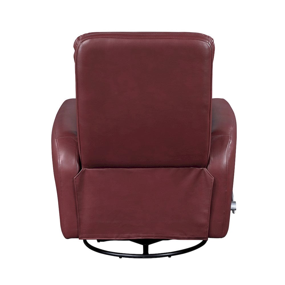Homelegance  - Dimitri Swivel Glider Reclining Chair in Red - 9570RED-1SW  view 5
