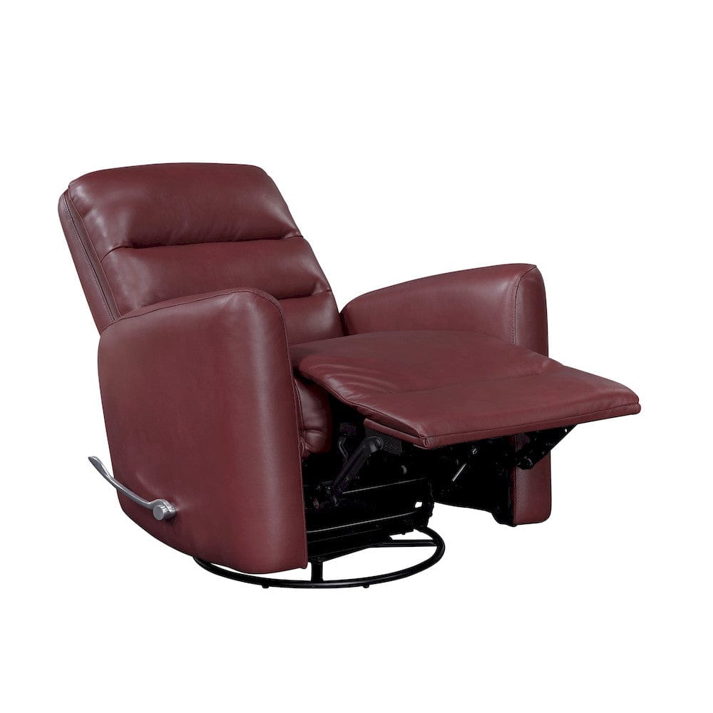 Homelegance  - Dimitri Swivel Glider Reclining Chair in Red - 9570RED-1SW  view 7
