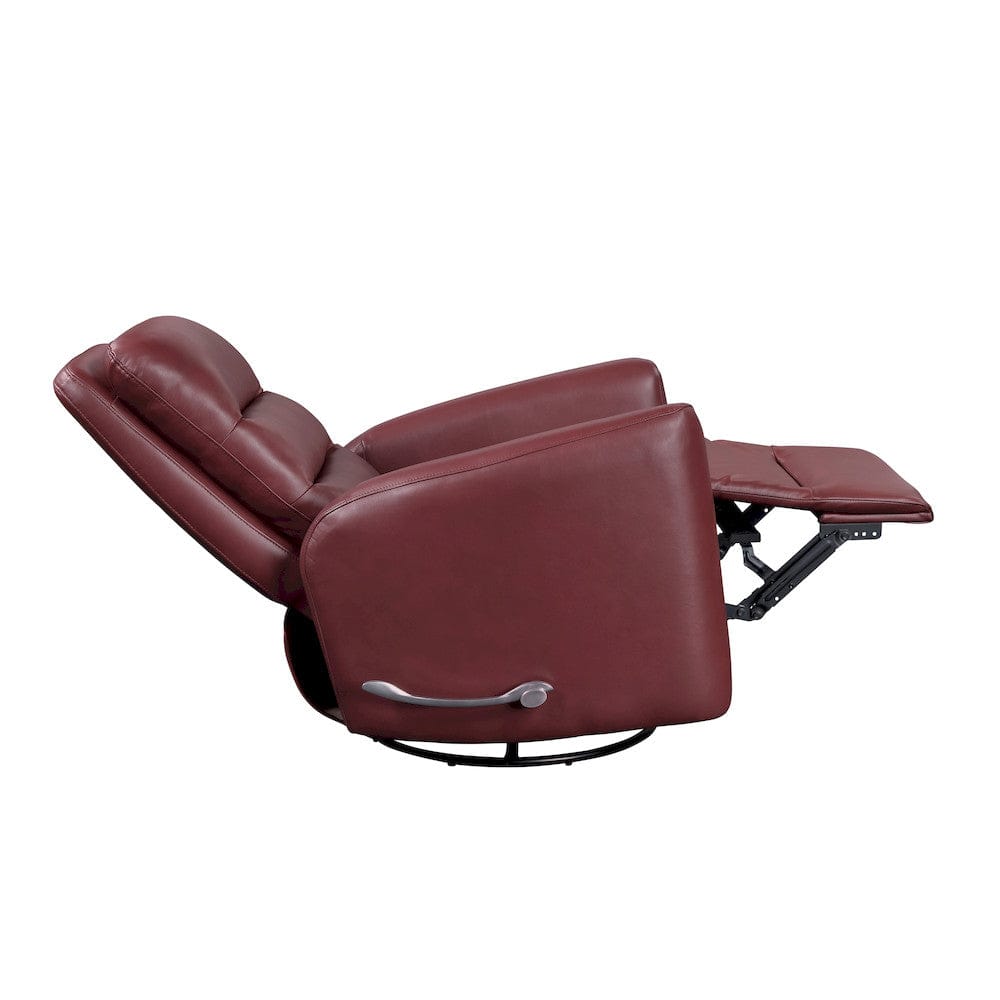 Homelegance  - Dimitri Swivel Glider Reclining Chair in Red - 9570RED-1SW  view 9