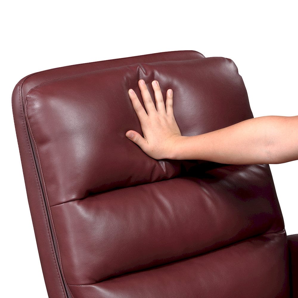Homelegance  - Dimitri Swivel Glider Reclining Chair in Red - 9570RED-1SW  view 11