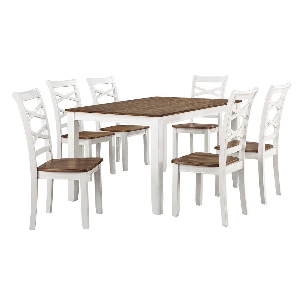 Homelegance  - Dobson 7-Piece Pack Dinette Set - 5894N-7P  view 1