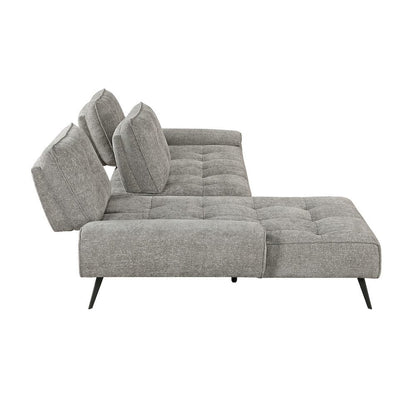 Homelegance  - Dominic 2-Piece Sectional W/ Left Chaise and Dual-position Backs for Adjustable Seat Depth in Dove gray - 8400DVGx2LC2R  view 8