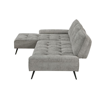 Homelegance  - Dominic 2-Piece Sectional W/ Left Chaise and Dual-position Backs for Adjustable Seat Depth in Dove gray - 8400DVGx2LC2R  view 12