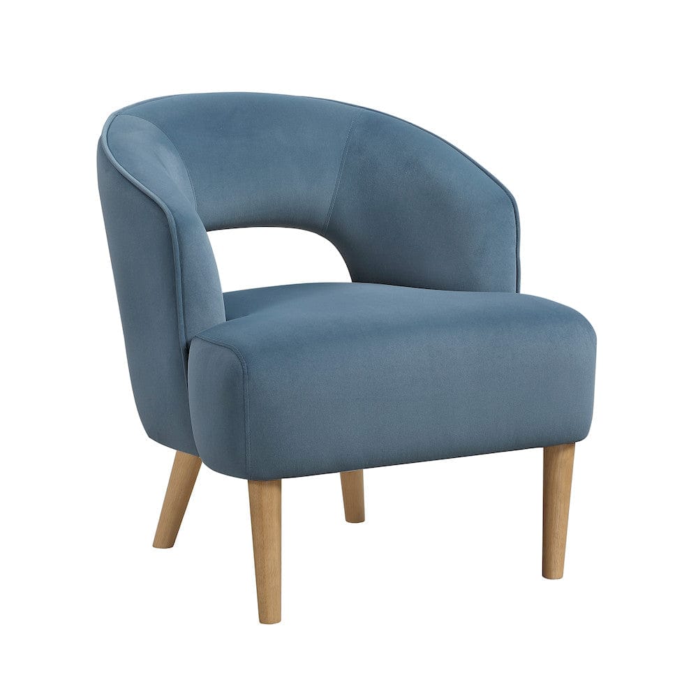 Homelegance  - Dorset Accent Chair in Blue - 1053BU-1  view 1