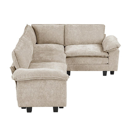 Homelegance  - Dublin 4-Piece Modular Sectional in Taupe - 8450TPEx43ACCR  view 3