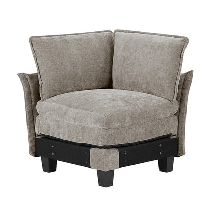 Homelegance  - Dublin 5-Piece Modular Sectional in Dark pewter - 8450PWTx54ACCR  view 11