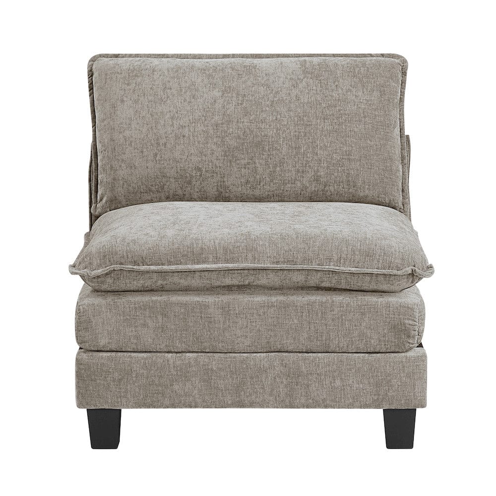 Homelegance  - Dublin 6-Piece Modular Sectional in Dark pewter - 8450PWTx65ACCR  view 6