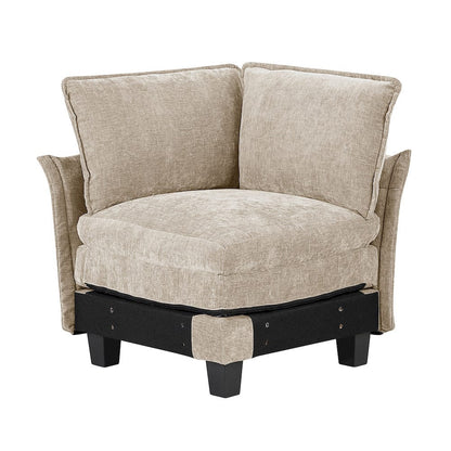 Homelegance  - Dublin 6-Piece Modular Sectional in Taupe - 8450TPEx65ACCR  view 11