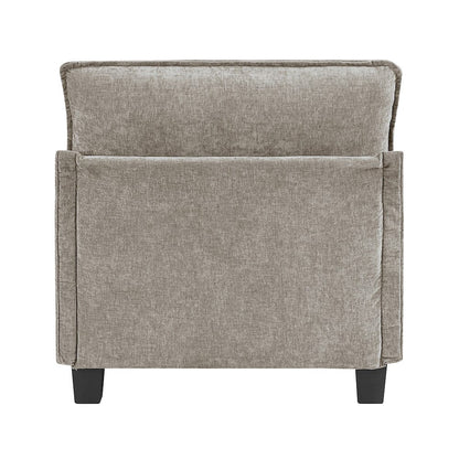 Homelegance  - Dublin 6-Piece Modular Sectional W/ Ottoman in Dark pewter - 8450PWTx64ACCROT  view 11