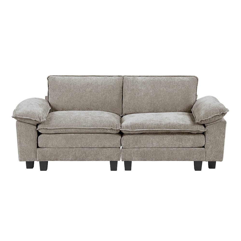 Homelegance  - Dublin Love Seat in Dark pewter - 8450PWT-2x  view 1