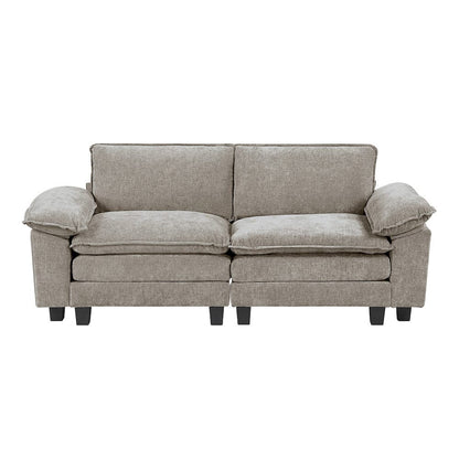 Homelegance  - Dublin Love Seat in Dark pewter - 8450PWT-2x  view 1