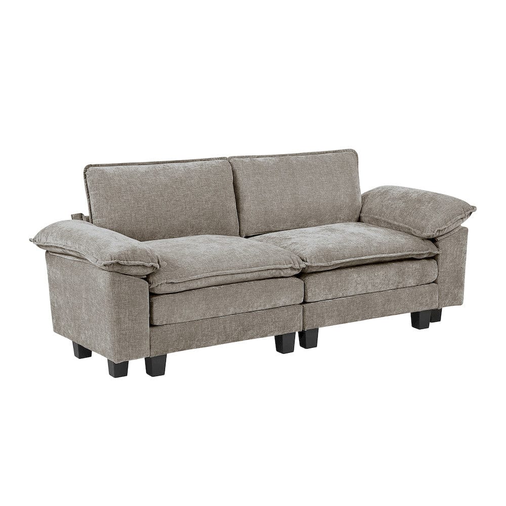 Homelegance  - Dublin Love Seat in Dark pewter - 8450PWT-2x  view 3