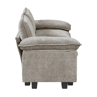Homelegance  - Dublin Love Seat in Dark pewter - 8450PWT-2x  view 4