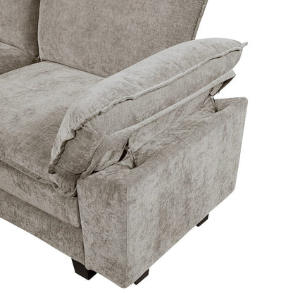 Homelegance  - Dublin Love Seat in Dark pewter - 8450PWT-2x  view 6