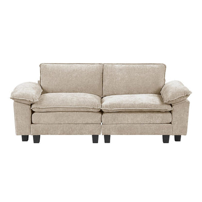 Homelegance  - Dublin Love Seat in Taupe - 8450TPE-2x  view 1