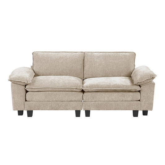 Homelegance  - Dublin Love Seat in Taupe - 8450TPE-2x  view 1