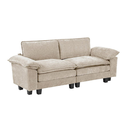 Homelegance  - Dublin Love Seat in Taupe - 8450TPE-2x  view 7