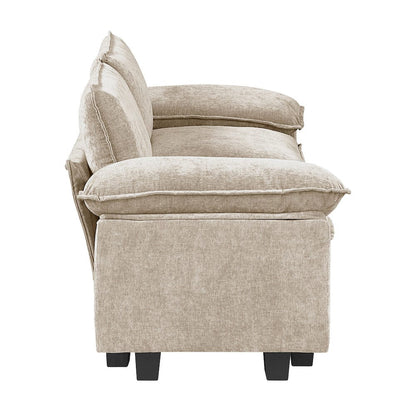 Homelegance  - Dublin Love Seat in Taupe - 8450TPE-2x  view 8