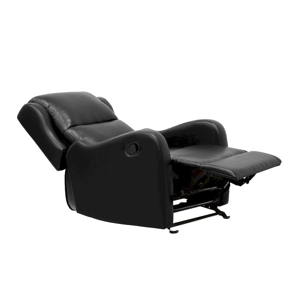 Homelegance  - Durant Glider Reclining Chair in Black - 8527BLK-1GD  view 5