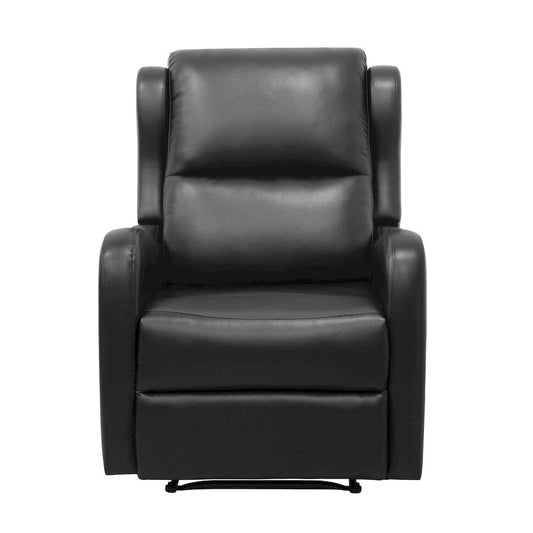 Homelegance  - Durant Reclining Chair in Black - 8527BLK-1  view 1