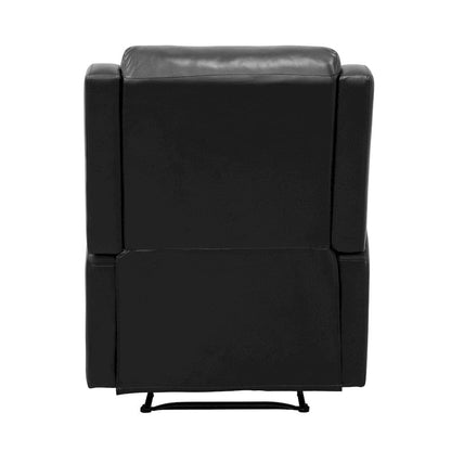 Homelegance  - Durant Reclining Chair in Black - 8527BLK-1  view 4