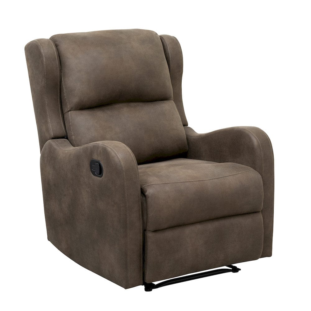 Homelegance  - Durant Reclining Chair in Brown - 8527BRW-1  view 2