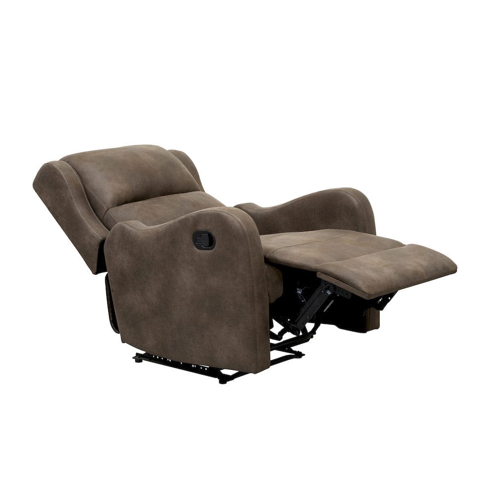 Homelegance  - Durant Reclining Chair in Brown - 8527BRW-1  view 5