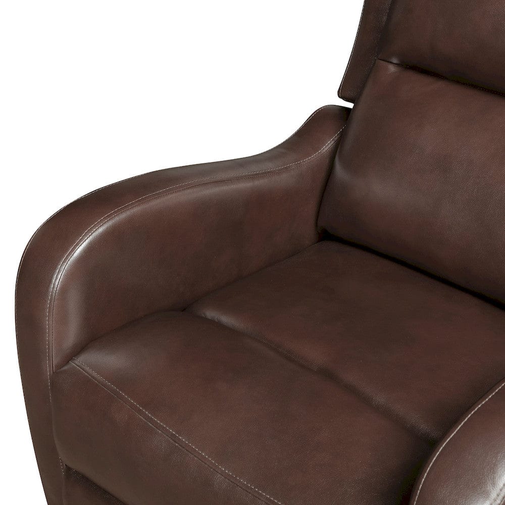 Homelegance  - Durant Reclining Chair in Brown Faux Leather - 8527NBR-1  view 11