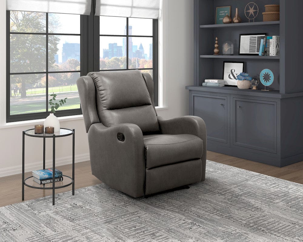 Homelegance  - Durant Reclining Chair in Gray - 8527GRY-1  view 7