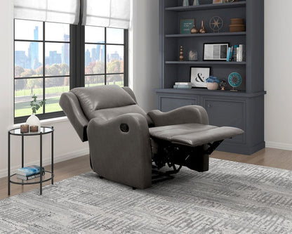 Homelegance  - Durant Reclining Chair in Gray - 8527GRY-1  view 8