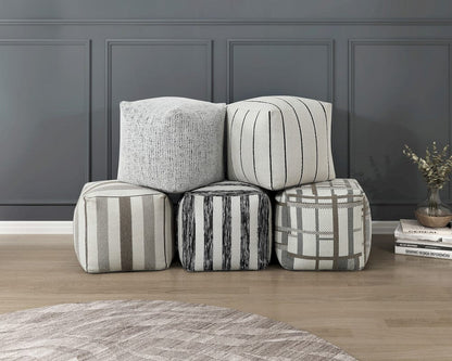 Homelegance  - Easley Pouf (no Wooden Frame) in Multi-color - P31003  view 5